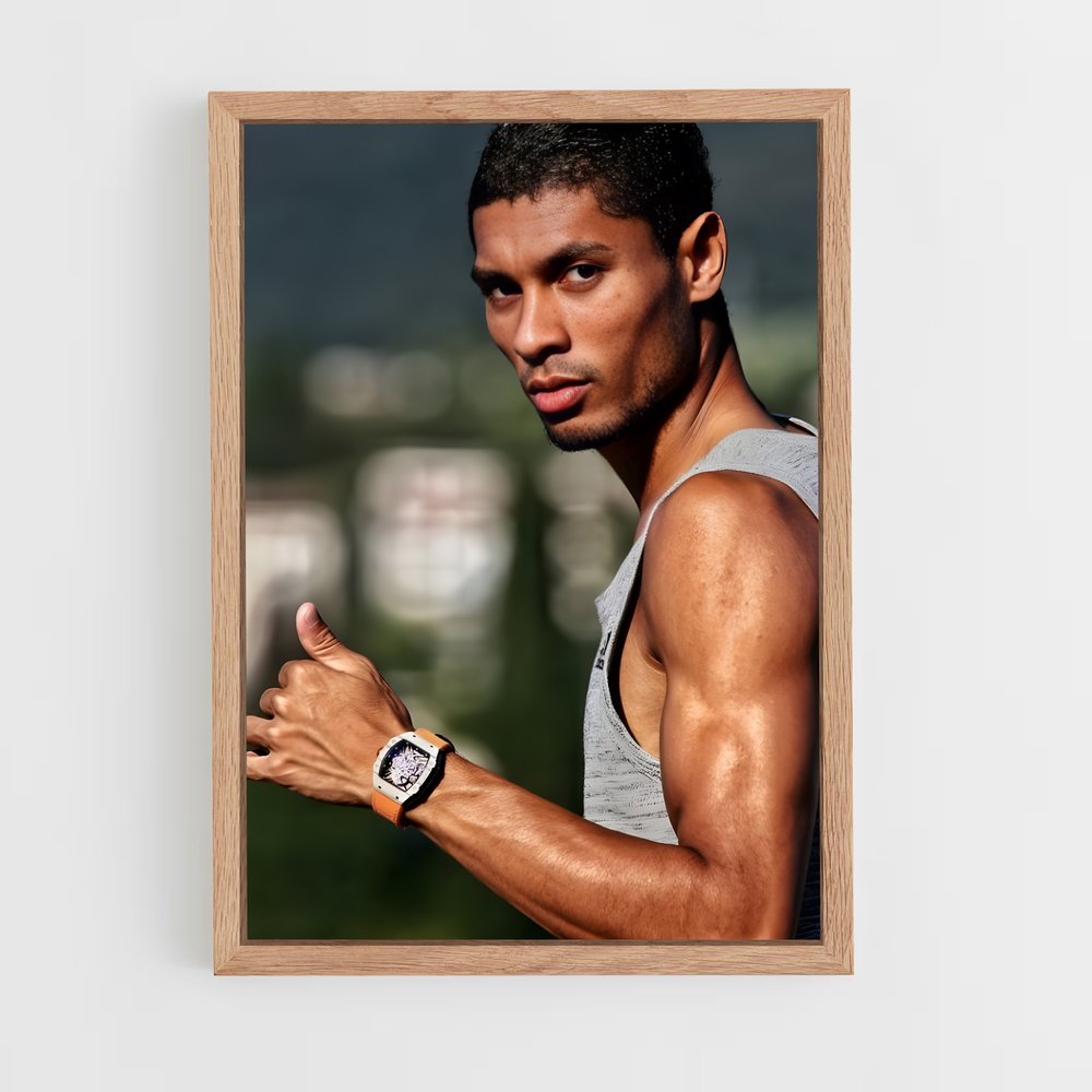 Poster Wayde de van – affiche Athlétisme (vue 4)